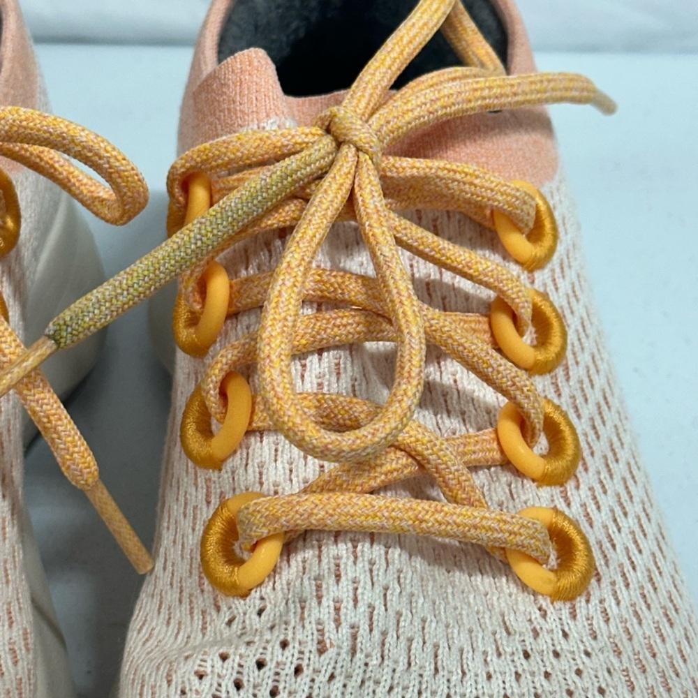 Allbirds Tree Dashers Women’s Size 9 Cream Peach Running Shoes - Picture 8 of 9